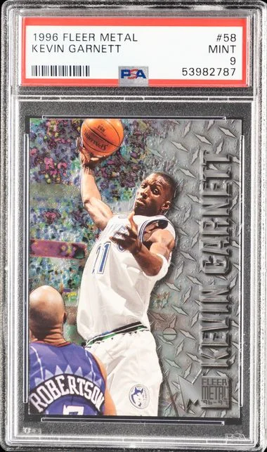 1996 Metal Kevin Garnett #58 card image