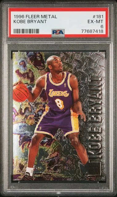 1996 Metal Kobe Bryant #181 card image
