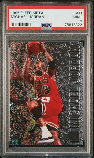 1996 Metal Michael Jordan #11 card image