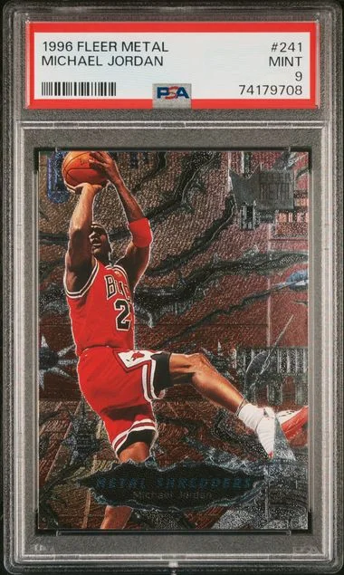 1996 Metal Michael Jordan #241 card image