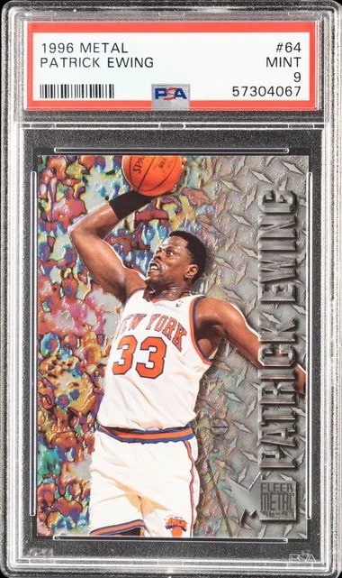 1996 Metal Patrick Ewing #64 card image