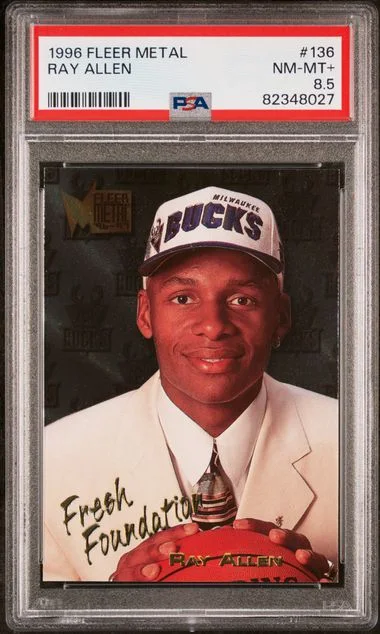 1996 Metal Ray Allen #136 card image