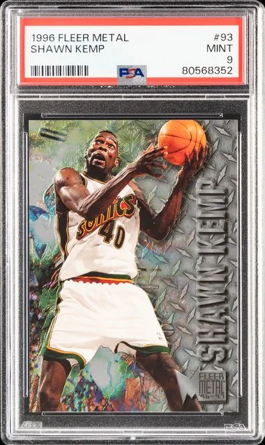 1996 Metal Shawn Kemp #93 card image