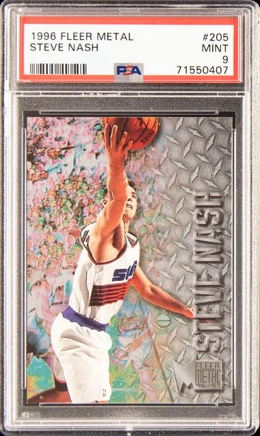 1996 Metal Steve Nash #205 card image