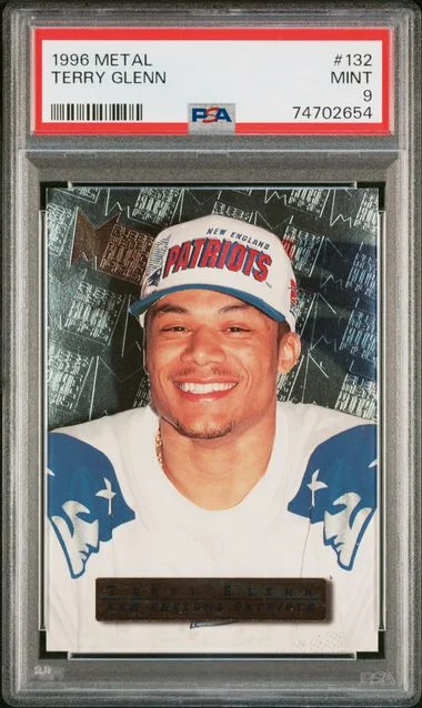 1996 Metal Terry Glenn #132 card image