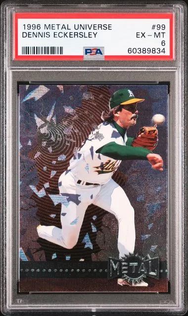 1996 Metal Universe Dennis Eckersley #99 card image