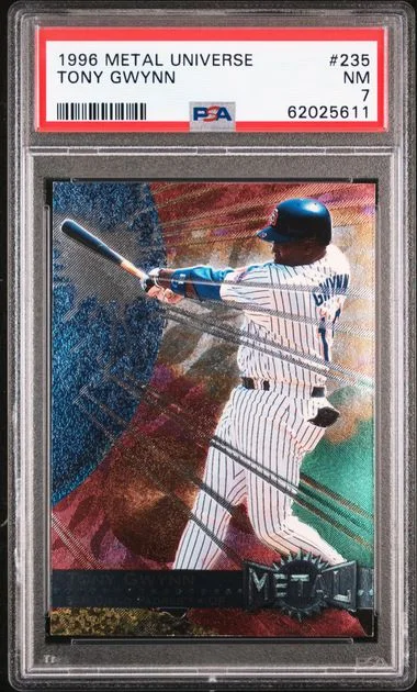 1996 Metal Universe Tony Gwynn #235 card image