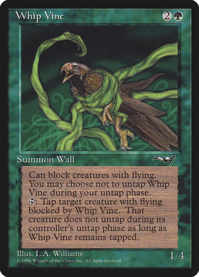 1996 Alliances Whip Vine common #103b common card image