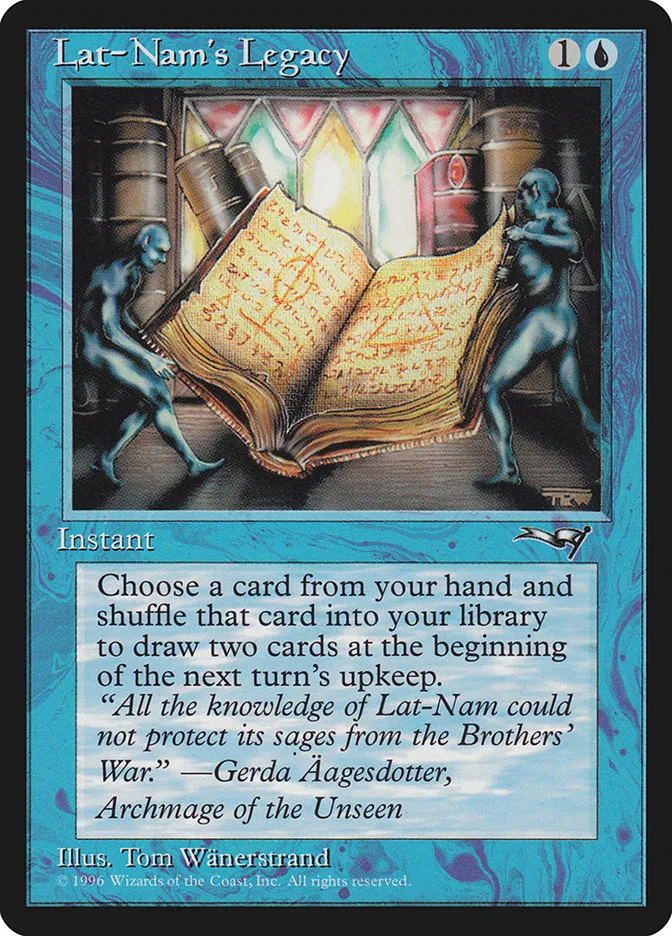 1996 Alliances Lat-Nam's Legacy #30b common card image