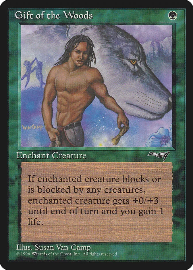 1996 Alliances Gift of the Woods #92b common card image