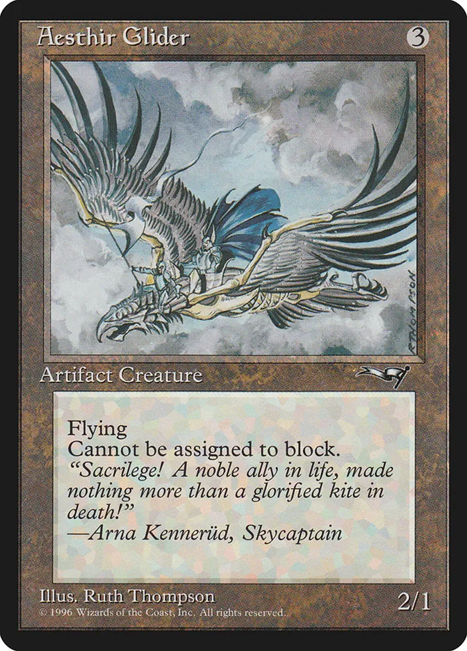 1996 Alliances Aesthir Glider common #116a common card image