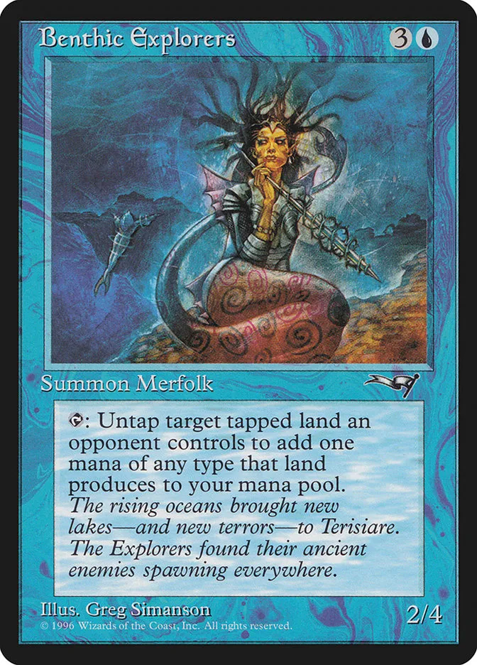 1996 Alliances Benthic Explorers common #24a common card image