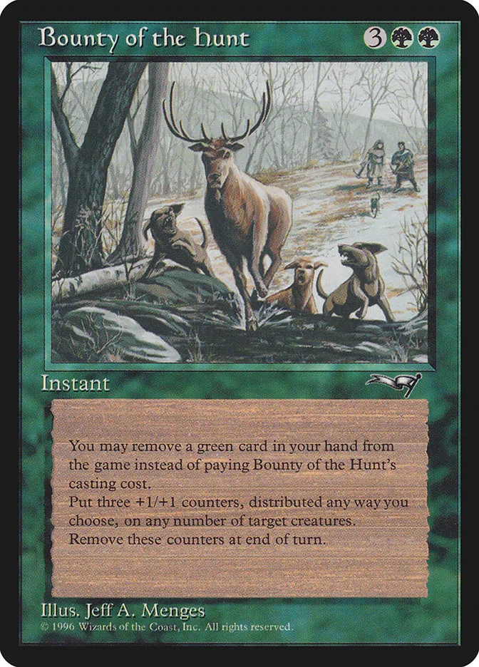 1996 Alliances Bounty of the Hunt uncommon #85 uncommon card image