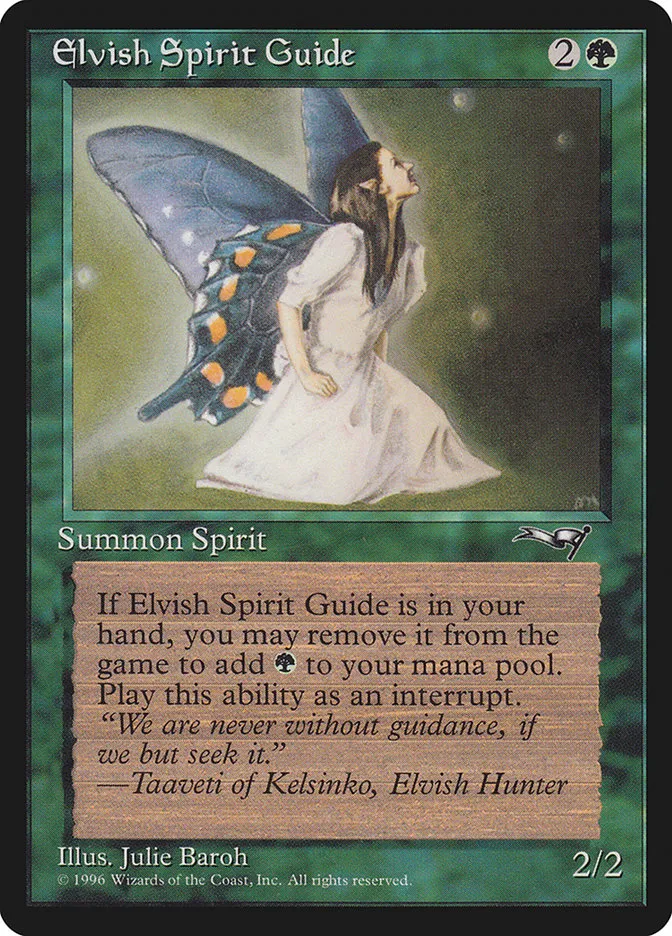 1996 Alliances Elvish Spirit Guide uncommon #89 uncommon card image