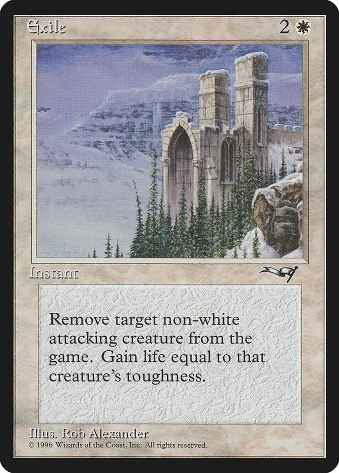 1996 Alliances Exile rare #3 rare card image