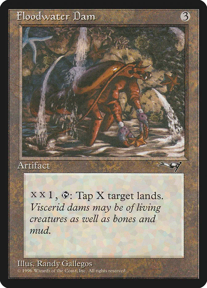 1996 Alliances Floodwater Dam #119 rare card image
