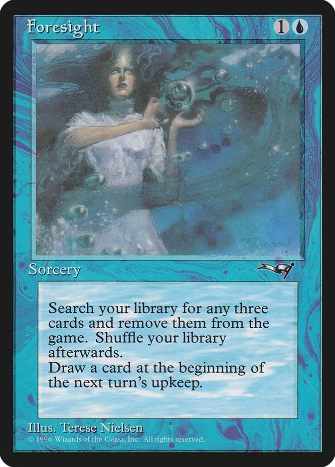 1996 Alliances Foresight common #29a common card image