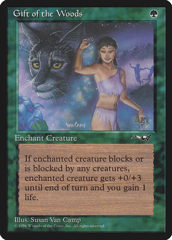 1996 Alliances Gift of the Woods #92a common card image