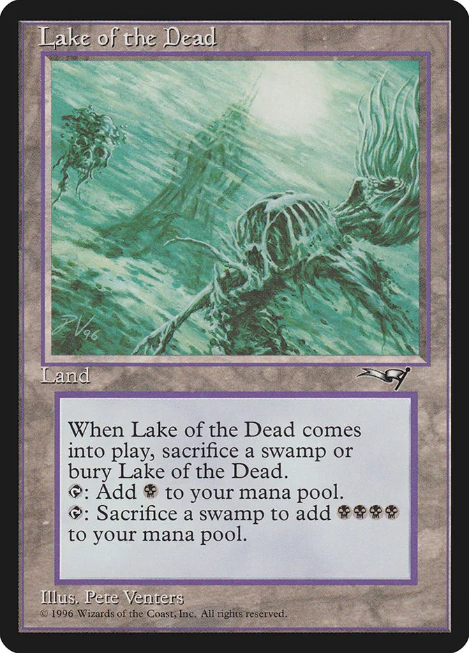 1996 Alliances Lake of the Dead #140 rare card image