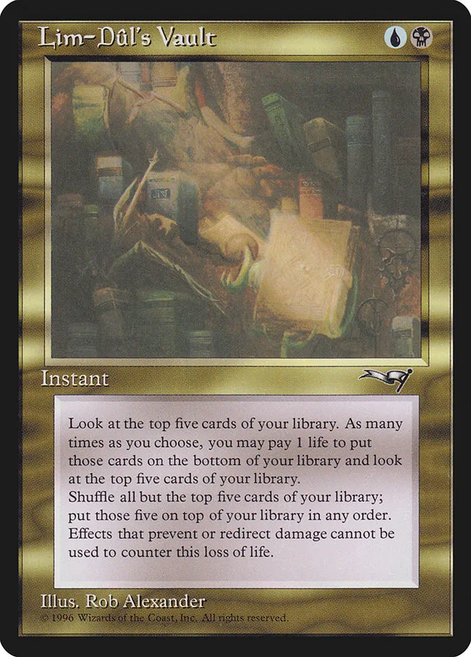 1996 Alliances Lim-Dûl's Vault #107 uncommon card image