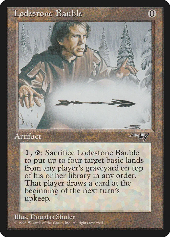 1996 Alliances Lodestone Bauble #122 rare card image