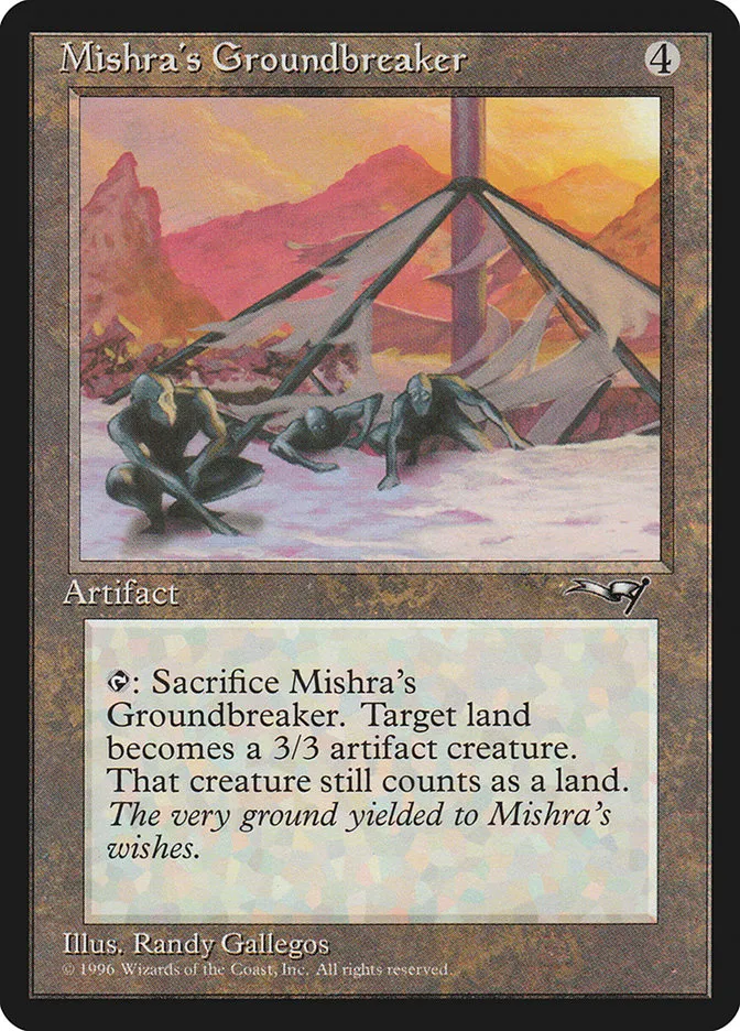 1996 Alliances Mishra's Groundbreaker uncommon #123 uncommon card image