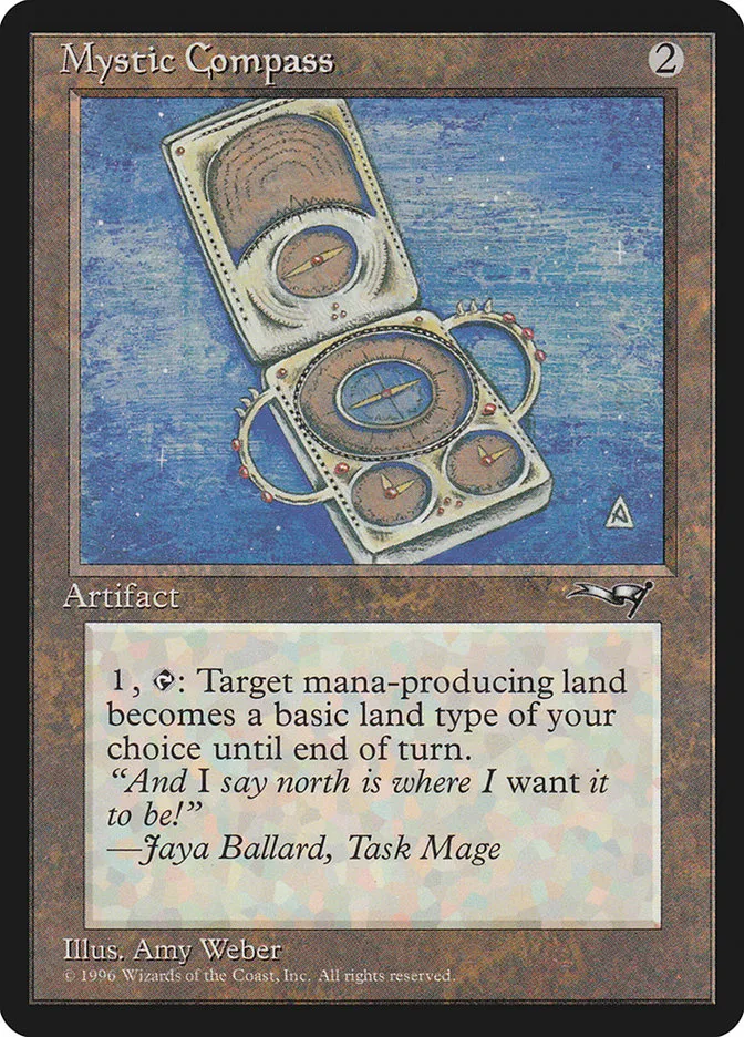 1996 Alliances Mystic Compass #124 uncommon card image