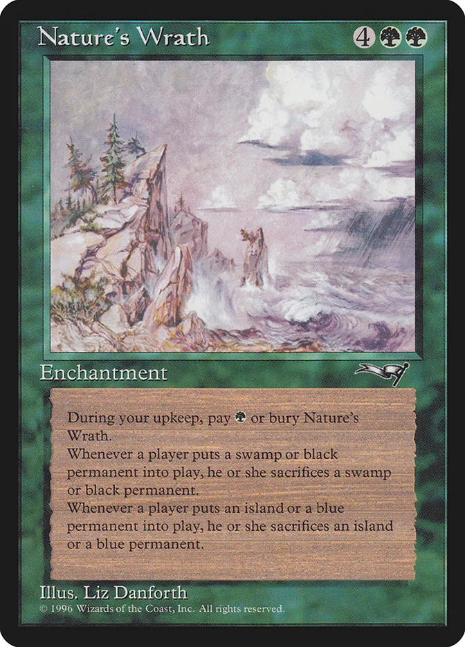 1996 Alliances Nature's Wrath #98 rare card image