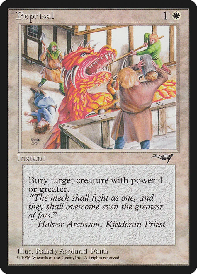1996 Alliances Reprisal #13a common card image