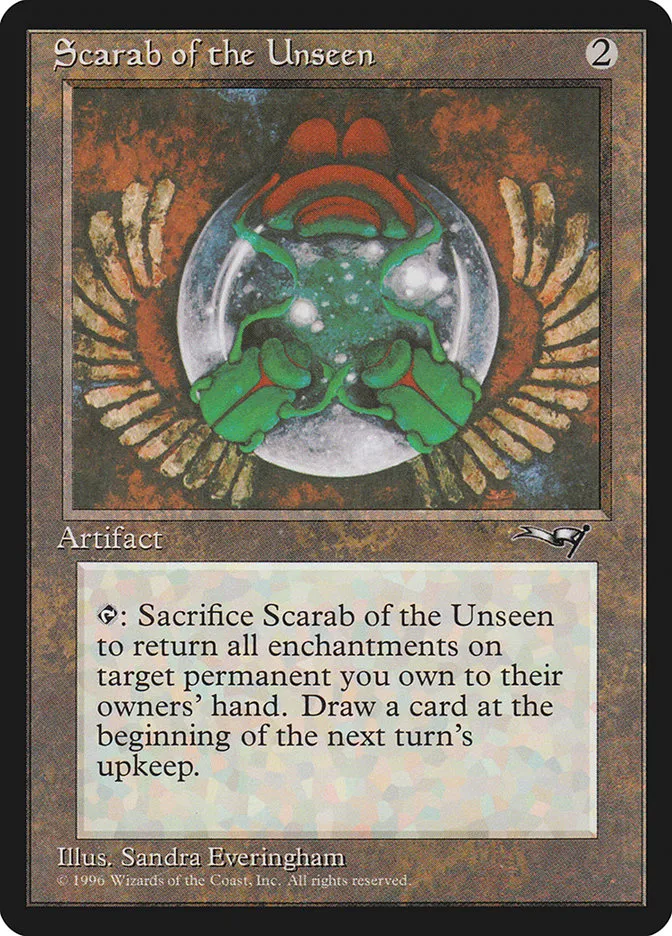 1996 Alliances Scarab of the Unseen #128 uncommon card image