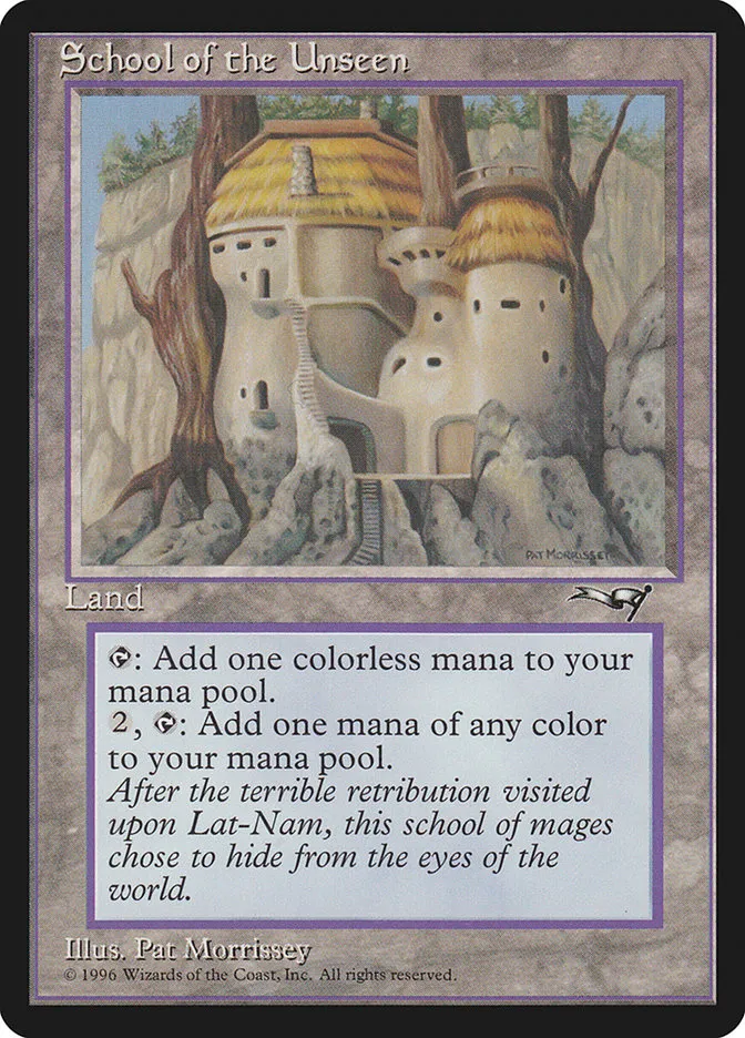 1996 Alliances School of the Unseen #141 uncommon card image