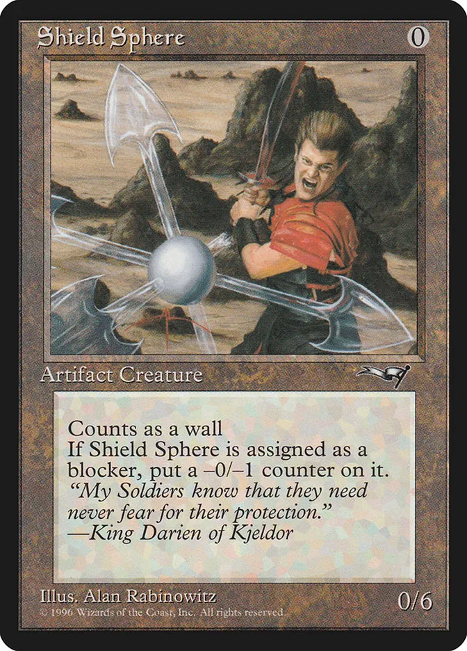 1996 Alliances Shield Sphere uncommon #129 uncommon card image