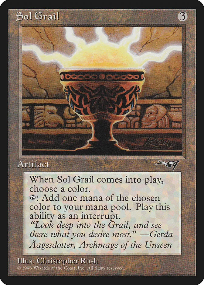 1996 Alliances Sol Grail uncommon #130 uncommon card image