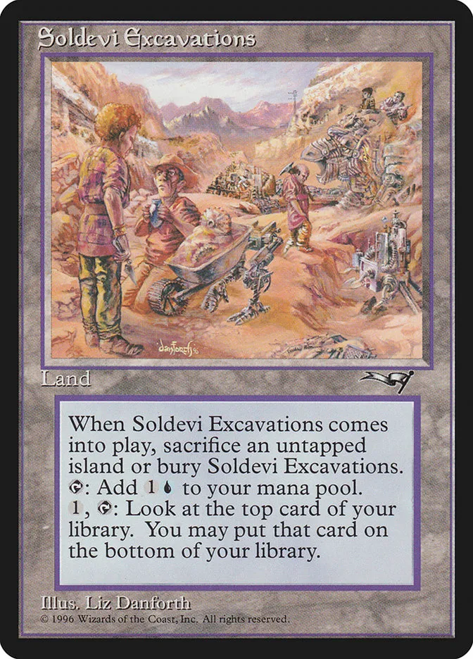 1996 Alliances Soldevi Excavations rare #143 rare card image