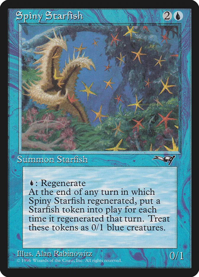 1996 Alliances Spiny Starfish uncommon #35 uncommon card image