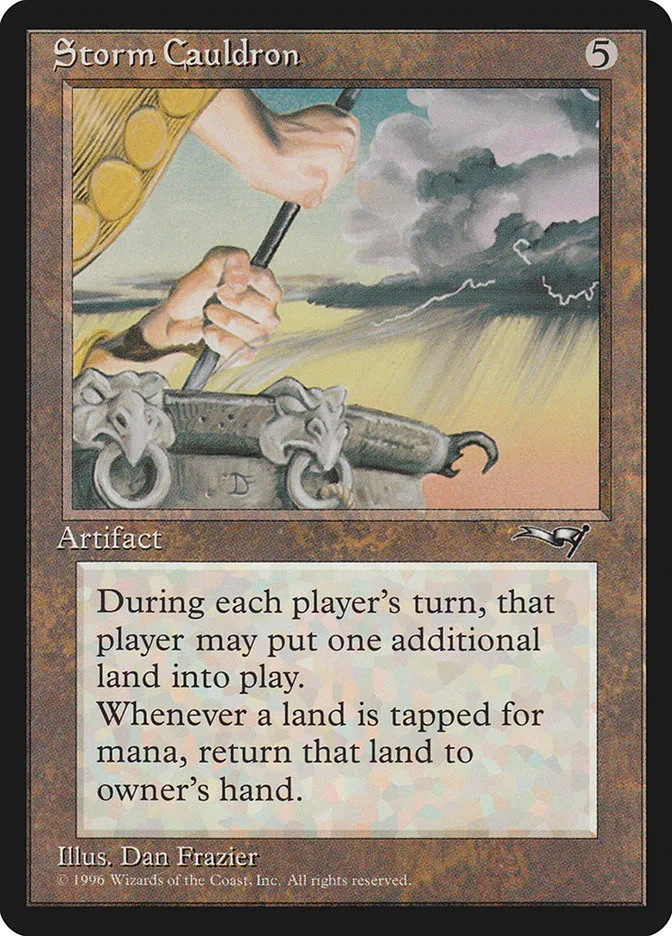 1996 Alliances Storm Cauldron rare #134 rare card image