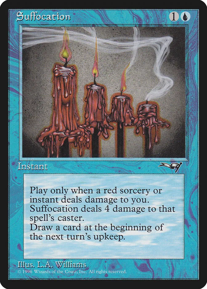 1996 Alliances Suffocation uncommon #38 uncommon card image