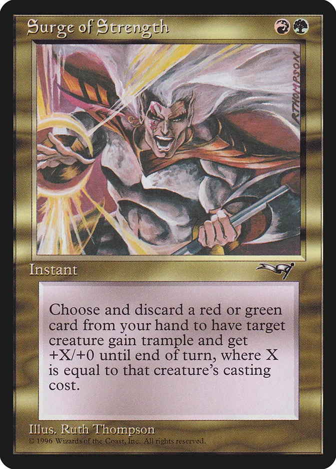 1996 Alliances Surge of Strength #109 uncommon card image