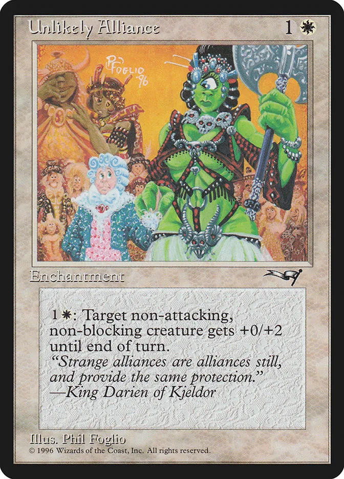 1996 Alliances Unlikely Alliance uncommon #20 uncommon card image