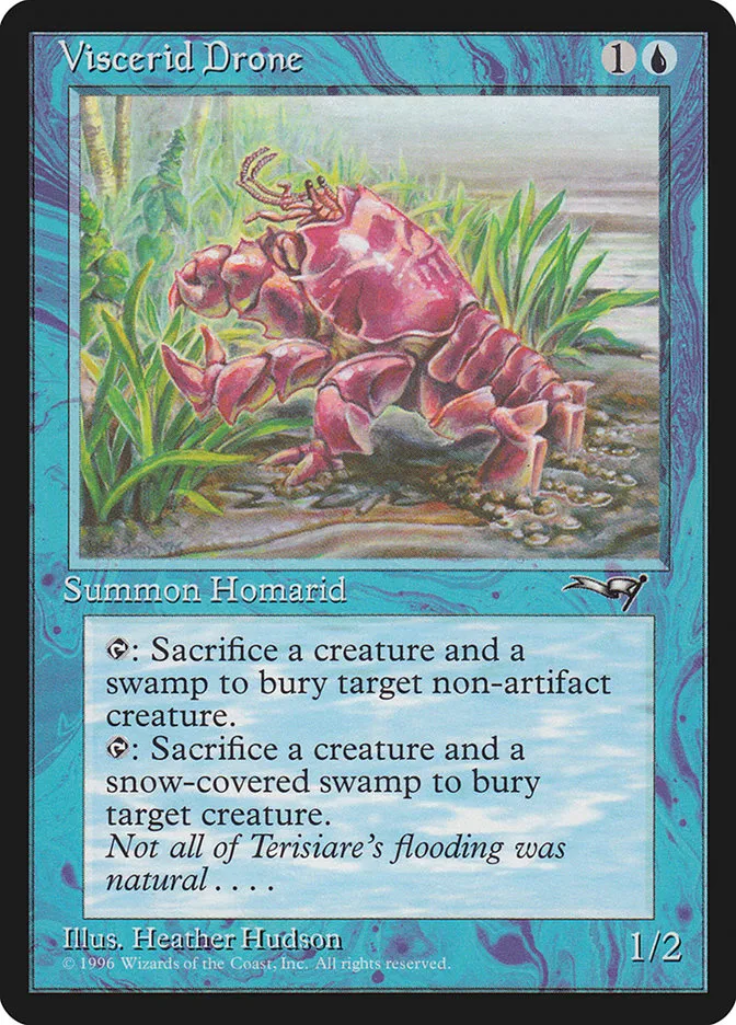 1996 Alliances Viscerid Drone uncommon #42 uncommon card image