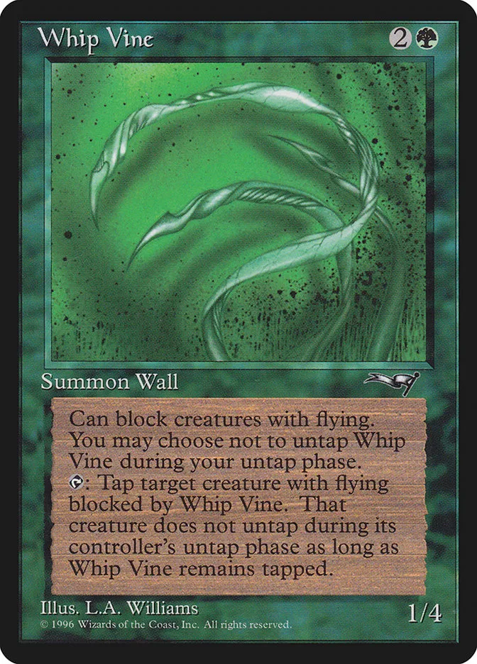 1996 Alliances Whip Vine common #103a common card image