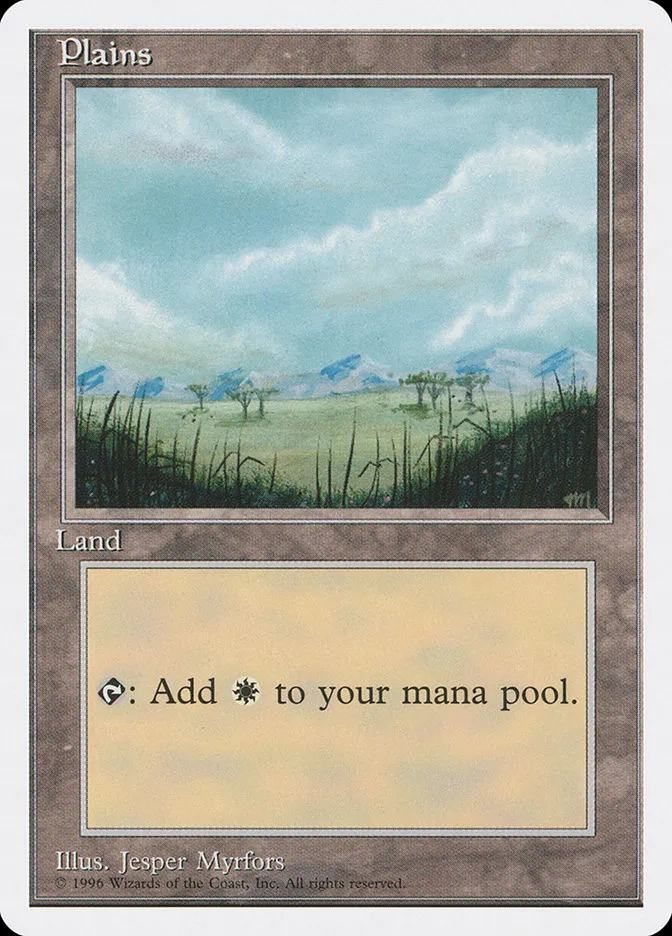 1996 Introductory Two-Player Set Plains common #54 common card image