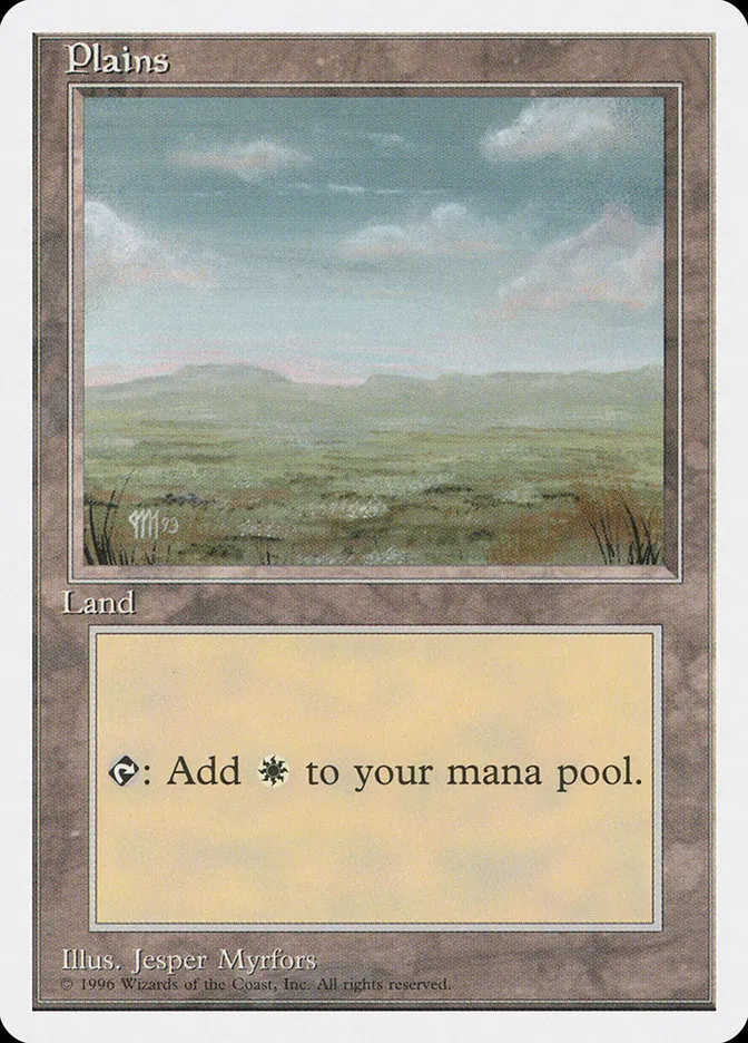 1996 Introductory Two-Player Set Plains common #55 common card image