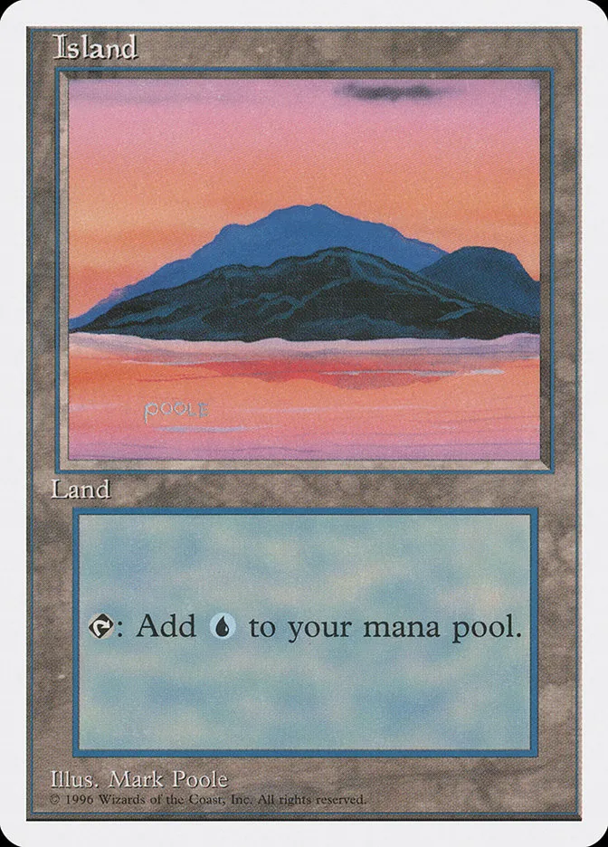 1996 Introductory Two-Player Set Island common #58 common card image