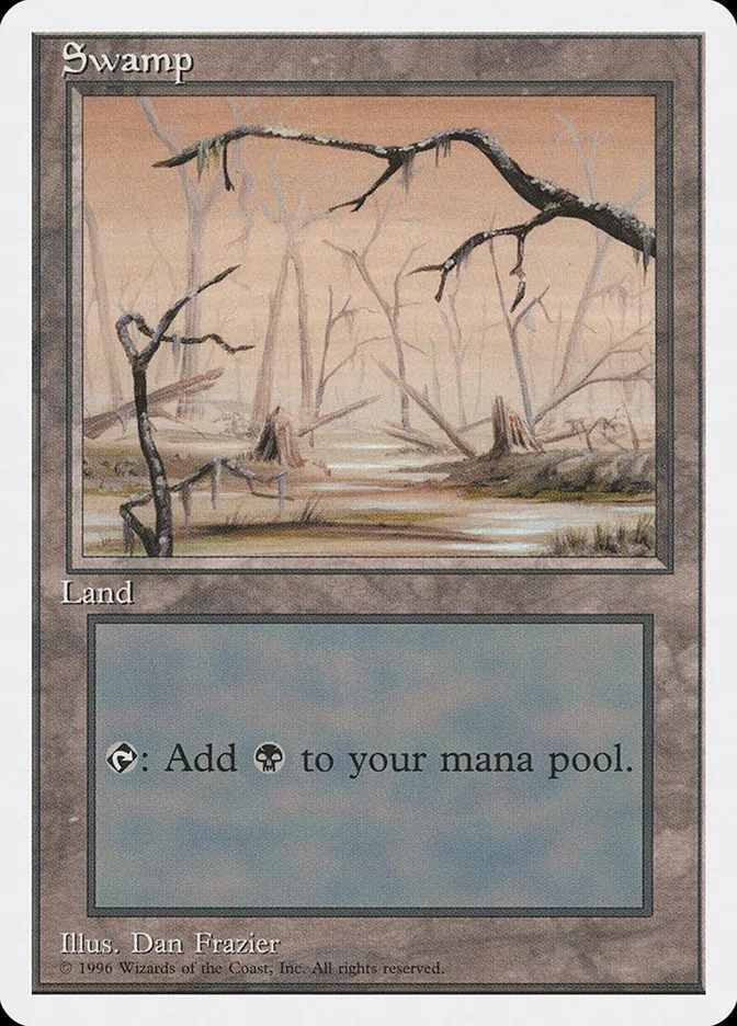 1996 Introductory Two-Player Set Swamp common #60 common card image