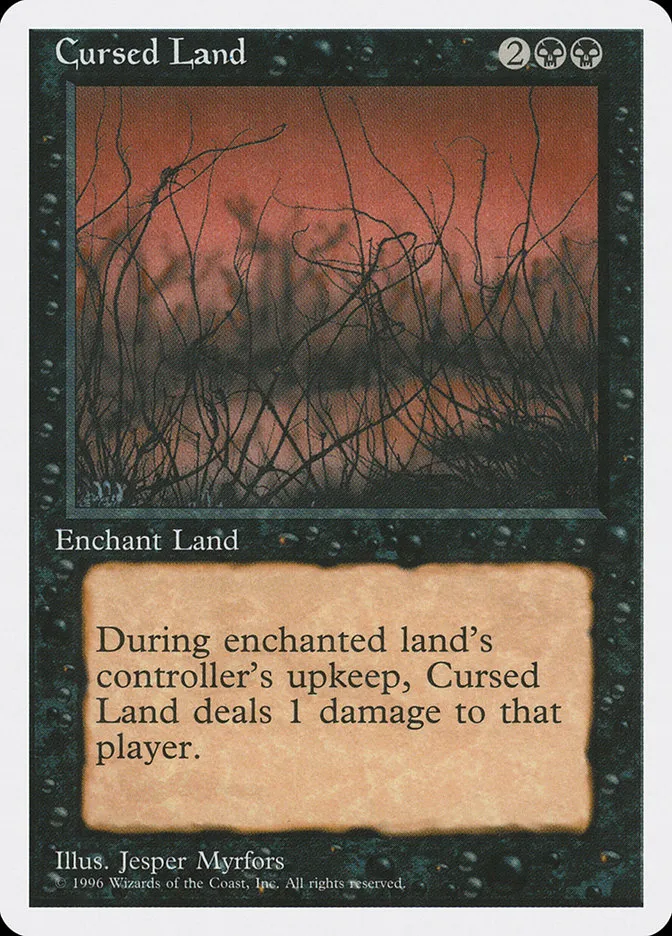 1996 Introductory Two-Player Set Cursed Land uncommon #18 uncommon card image