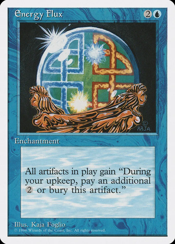 1996 Introductory Two-Player Set Energy Flux uncommon #8 uncommon card image