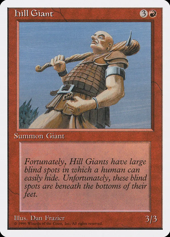 1996 Introductory Two-Player Set Hill Giant common #33 common card image