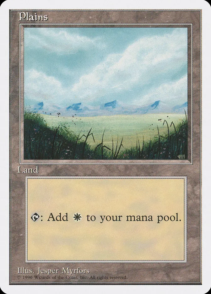 1996 Introductory Two-Player Set Plains common #53 common card image