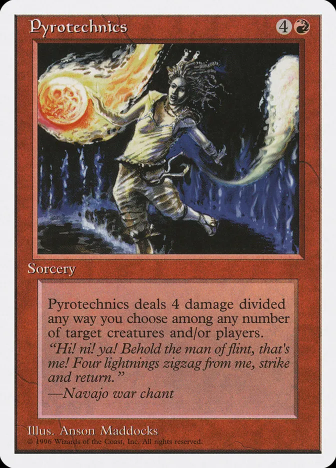 1996 Introductory Two-Player Set Pyrotechnics uncommon #38 uncommon card image